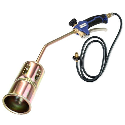 Flame King Propane Torch Kit Heavy Duty Weed Burner Powerful 320,000 BTU with 6-ft Hose Regulator Assembly - size: 320K BTU