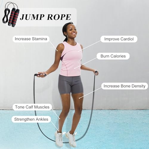 Soccer Training Equipment Set, 20 Feet 12 Rungs Pro Speed & Agility Ladder, Resistance Parachute, Jump Rope, 5 Resistance Bands with Carrying Bag