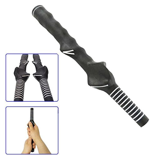 traderplus Right-Handed Golf Swing Training Grip Trainer, Black - color: 1 Pack