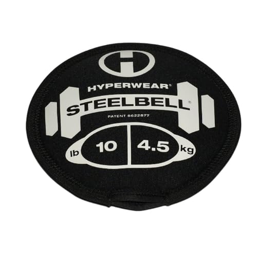 Hyperwear SteelBell - Hyper Flex 4-Way Stretch Neoprene, Patented No-Leak Slam Ball Kettlebell Strength Training - Sustainably Sourced USA Steel Shot - size: 15-Pound