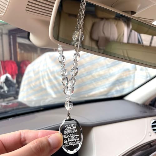 Islam Dua for tracel crystal muslim car hanging car pendant
