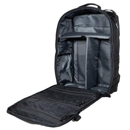 Gym Bag, Rip-Resistant Fabric, Heavy Duty (Black, Backpack (Pro-Mini (26L) with Dividers)) - color: Black, style: Backpack (Pro-mini With Dividers)