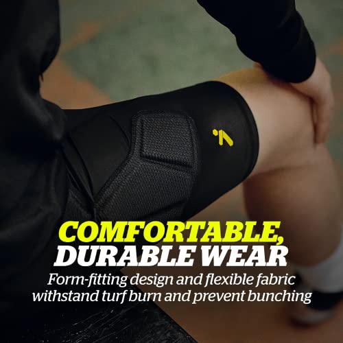 Storelli BodyShield Goalkeeper Sliders 2.0 – Padded Sliding Shorts for Soccer – Compression Undershorts with Cup Pocket - size: Medium