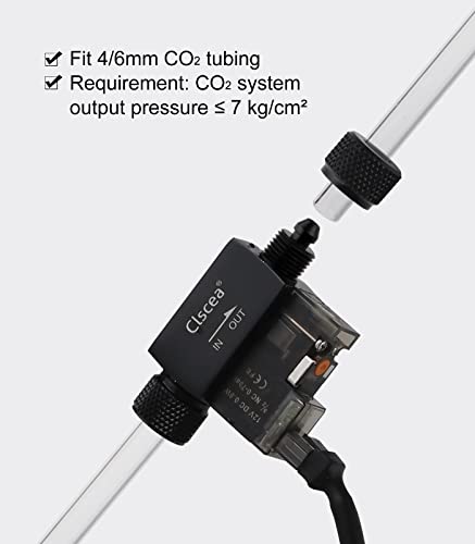 Inline CO2 Solenoid Valve Mini Low Temperature for Aquarium CO2 System - color: Dual head Solenoid Valve without Bubble Counter