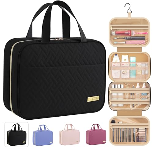 HOTOR Hanging Travel Toiletry Bag Women Men Essentials Black - color: Black, size: Medium