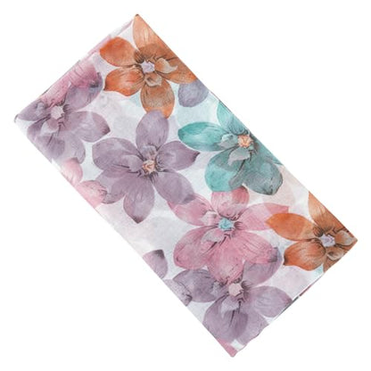 GERINLY Lightweight Scarves Fashion Print Cotton Feel Scarf for Women Shawl - color: Z-colourful
