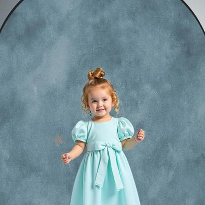 Kate Collapsible Backdrop Gray Photography and Video Backdrop 136 | 5x6.5ft(1.5x2m) Gray Teal Pop Up Collapsible Backdrop for Photography, Self Tape, Acting
