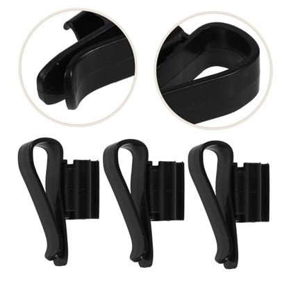 Abaodam 6pcs Aquarium Tools Water Pipe Holding Clamps Hose Tube Clip for Fish Tank Filtration Dosing Pump - color: Black