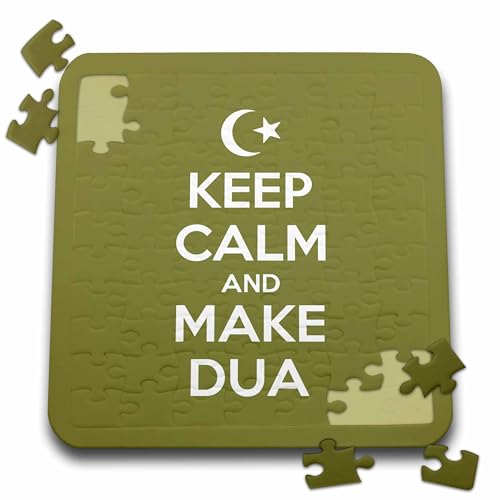 3dRose Ramadan Keep Calm and Make Dua 10x10 Inch Puzzle