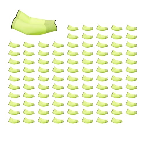 Amazon Basics Cut Resistant Arm Protection Sleeves - size: 14 inch, style: 100 Pair