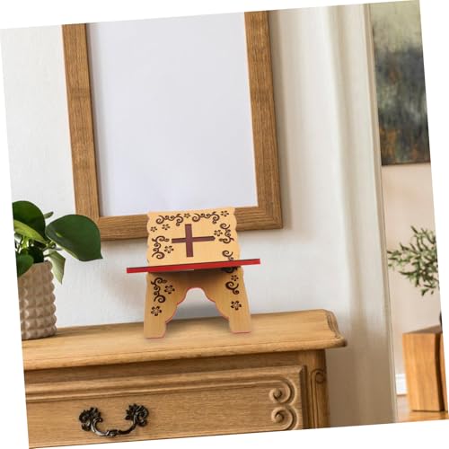 KICHOUSE Delicate Quran Stand Sturdy Multi-use Book Holder for Reading for Muslim Celebrations and Daily Use Ergonomic Design for Comfort