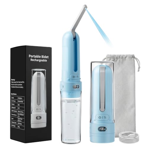 Electric Portable Bidet for Travel & Outdoor Camping, Sky Blue - color: 1 Sky blue