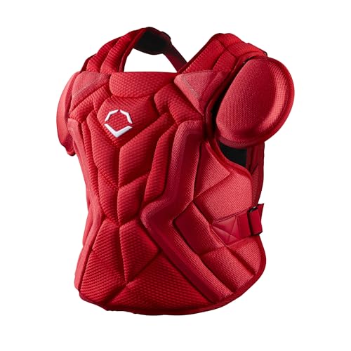 EvoShield Pro-SRZ™ 2.0 Baseball Catcher’s Chest Protector - color: Scarlet, size: Intermediate