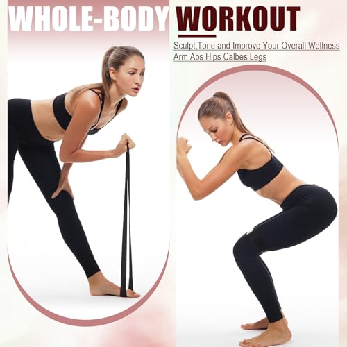 Deekin Resistance Bands Resistance Loop Exercise Bands Exercise Equipment Elastic Ring for Women and Men Home Fitness, Gym, Yoga - color: Black, size: 40 Lbs