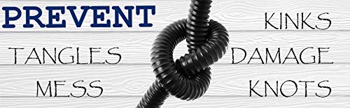 Premium 150 Ft Hose Hanger with Rust Resistant Metal, Organize Your Garden, Garage & Outdoor Storage Area, Wall Mount Holder or Hang/Hook Over Water Spigot with Included Screws