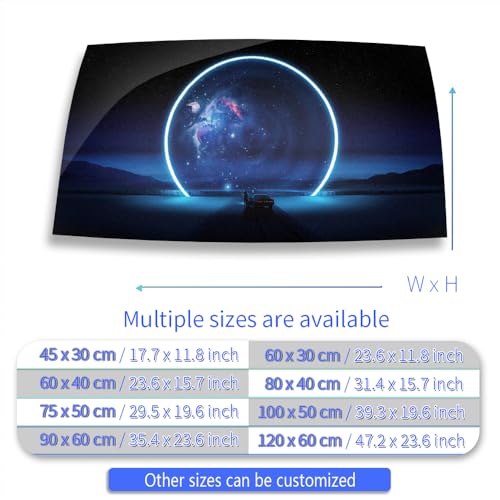 Aquarium Background Stickers - Black Hole Space - Fish Tank Reptile Terrarium Decor Poster (120 x 60 cm / (47.2 x 23.6 inches)) - size: 120 x 60 cm / (47.2 x 23.6 inches)