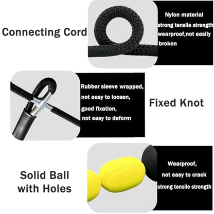 Goalkeeper Training Equipment -13FT Goalie Single Line Deflector, Ball Deflector Soccer, Multiple Different Refraction Angles, Reflexes and Agility Training - size: 9 FT