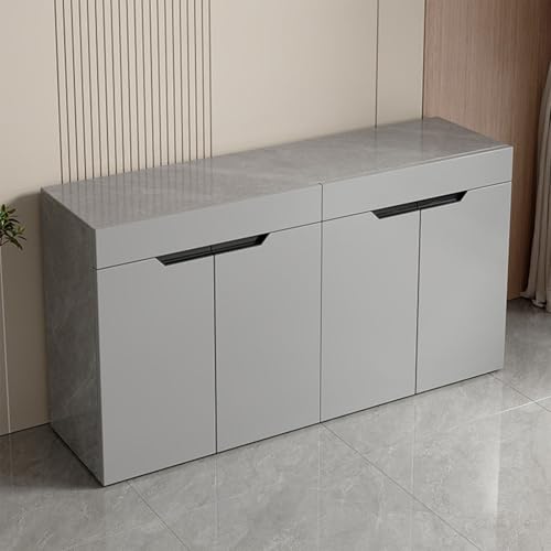 Aquarium Cabinet With Doors, Minimalist Fish Tank Stand, Waterproof and Wear-Resistant, Adjustable Shelves(120x50cm/47.2x19.7in) - size: 120x50cm/47.2x19.7in