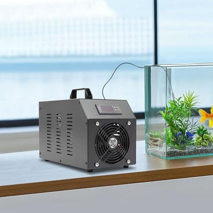 16gal Aquarium Chiller 60L Fish Tank Cooler Unit Quiet for Home Fish Shrimp Breeding 200W