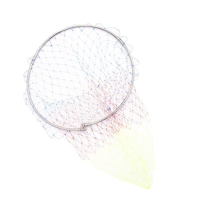 Abaodam Fish Net Bag Accessories Mesh Collapsible Fishing Net Replacement Fishing Net Pole Foldable Fishing Trap - color: Multi