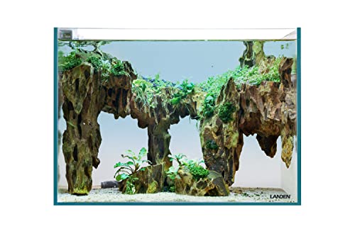36P Nano Rimless Low-Iron Aquarium, 5 Gal, 14.2x8.7x10.2in | 36x22x26cm; shrimp, nano fish, planted; 5mm glass - size: 05Gal W14.2×D8.7×H10.2 in(36x22x26cm)