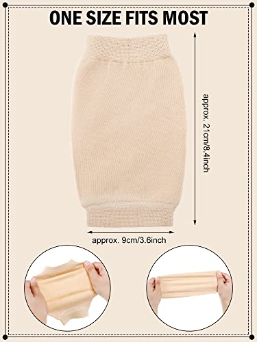 Janmercy 9 Pairs Arm Protectors for Thin Skin - color: Black, Gray, Beige