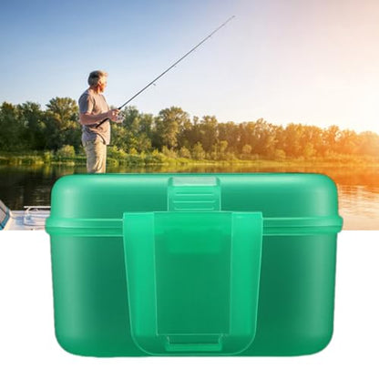 Portable Live Bait Box, Breathable Fishing Lure Case with Belt Clip, Lightweight Worm Container for Anglers Fishing Trips
