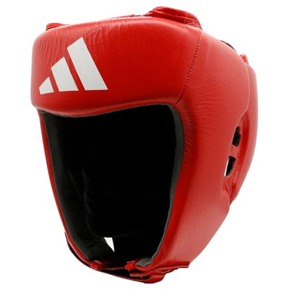 adidas Boxing and Martial Arts Headgear - Amateur, IBA and USA Boxing Approved Competition Head Guard - color: Red, size: X-Large