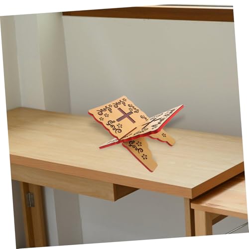 KICHOUSE Delicate Quran Stand Sturdy Multi-use Book Holder for Reading for Muslim Celebrations and Daily Use Ergonomic Design for Comfort