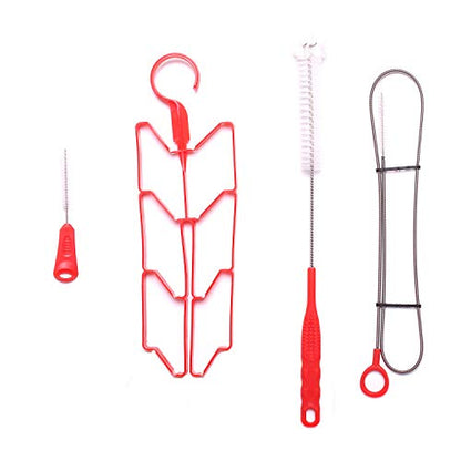 J.CARP Cleaning Kit, Made of Stainless Steel 304, Tough and Enduring - color: Red