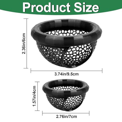 Uncle Yang 2 PCS Floating Betta Hammock & Shrimp Shelter with Feeding Ring | 3D Printed Aquarium Decor Betta Hide Safe Resting Spot for Betta Fish, Shrimp and Small Fish