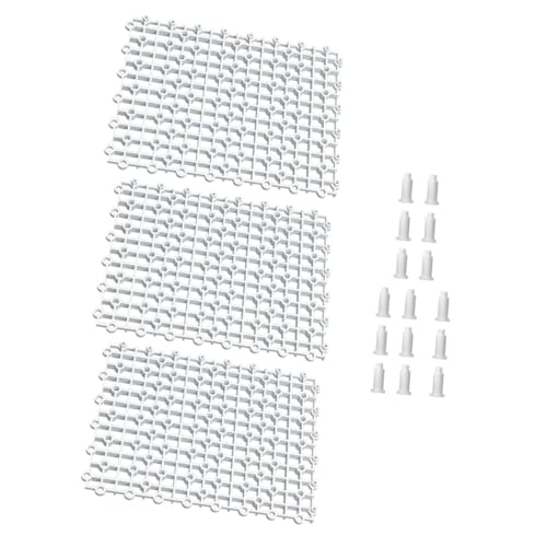Toyvian 1set Aquarium Divider Fish Tank Bottom Partition Grid Easy to Install Plastic Isolation Tray for Separating Aggressive Fish and Enhancing Survival Rate