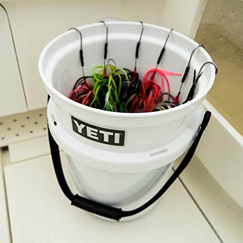 YETI Loadout 5-Gallon Bucket, Impact Resistant Fishing/Utility Bucket - color: White