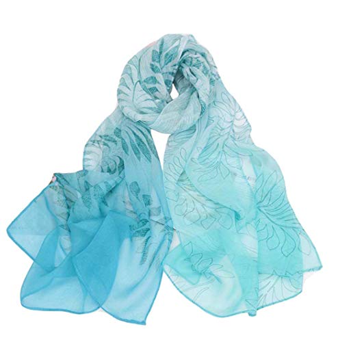 Acotavie Scarfs for Women Lightweight Fashion Scarves Print Floral Pattern Scarf Shawl Wraps - color: B02