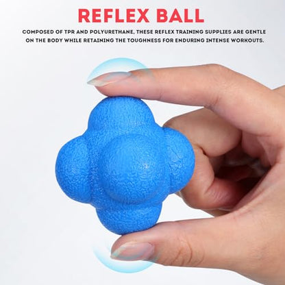 Kisangel Hand Eye Coordination Training Set Hand and Eye Coordination Training Equipment for Basketball Football Speed Agility Tool Portable Sports Trainer 7.87 X 7.87 X 1.57 in