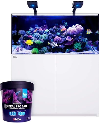 Red Sea Coral Pro Reef Salt Mix Small Bucket - Makes 55 Gallons Complete Marine Saltwater Aquarium Advanced Formula Optimal Coral Health & Stability