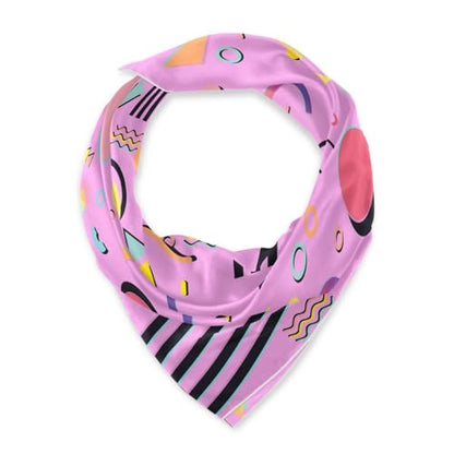 Head Scarf for Women,35" Large Square Hair Scarves Bandana Fashion Neck Scarf - color: Color 14