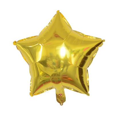 10PCS Gold Star Foil Balloons Moon Foil Mylar Balloons for Baby Shower Christmas Anniversary Engagement Wedding Birthday Party Decoration