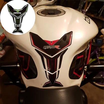 Motorcycle 3D Tank Pad Compatible with Triumph Street Triple Daytona 675 765R RS Stickers Gas Kit Knee Fish Bone Tank Pad Decals Fit for 675 765 R RS Stickers Decals Tank Protection Waterproof (A-19) - color: A-19