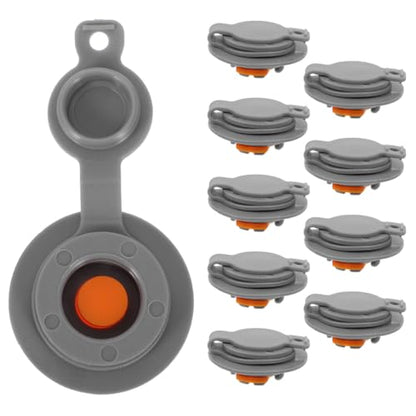 10Pcs Air Valve Replacement for Inflatables TPU Seal Plug One-Way Check Valve for Inflatable Neck Rest Cushions Loungers Air Pillows Repair Plugs (12mm)