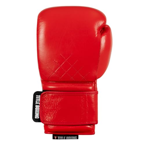 Title Boxing Ko-Vert Training Boxing Gloves - color: Red, size: 12 oz