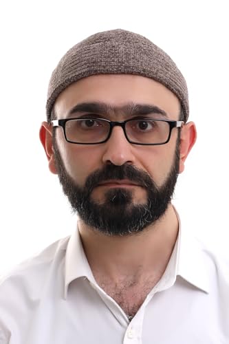 ihvan online Kufi Hats for Men, Taqiya, Takke, Turkish Muslim Winter Velvet Roll-up Edge Prayer Skullcaps, Islamic Gifts - color: Brown