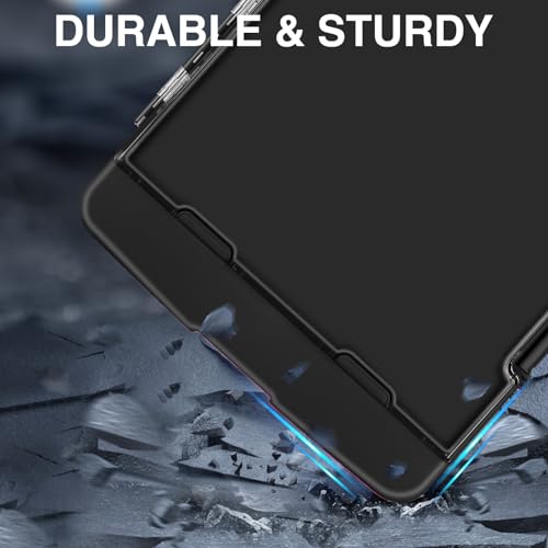 Sooez Original Clipboard with Storage & Pen Holder, Heavy Duty Clip Boards 8.5x11 with Dual Storage, Clearview Dry Erase Coach Clipboard with Real Hinge, High Capacity, School & Office Supplies - color: Black
