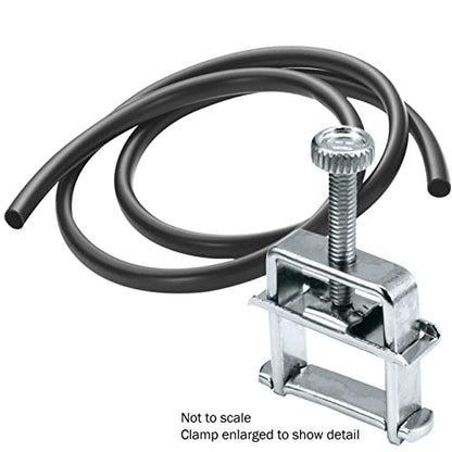 Little Giant C-2-PW Restrictor Tubin Clamp for 1/2" or Smaller Tubing | Reduces water flow for fountains, spitters and hydroponics, made of nickel, Maximum clamp opening = 0.70", 566289