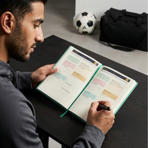 Salam Journal, Islamic Daily Planner with Prayer Tracker, Daily Hadith and Duas, Undated Layout with 6 Month Coverage, Ramadan and Eid Gift for Muslims, Ramadan Planner (Mint Green) - color: Mint Green