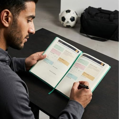 Salam Journal, Islamic Daily Planner with Prayer Tracker, Daily Hadith and Duas, Undated Layout with 6 Month Coverage, Ramadan and Eid Gift for Muslims, Ramadan Planner (Mint Green) - color: Mint Green