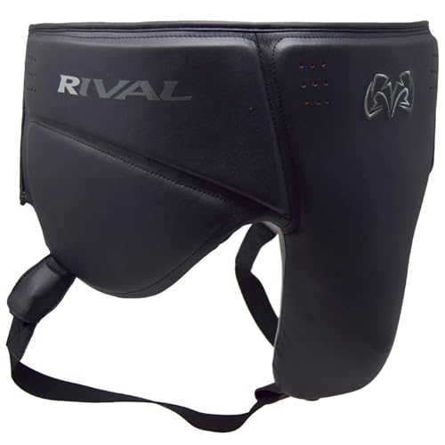RIVAL Boxing RNFL10 360 Groin Protector with Intelli-Shock D3O Foam, Intelligently Adapts to The Intensity of Any Hit - color: Black, size: Small