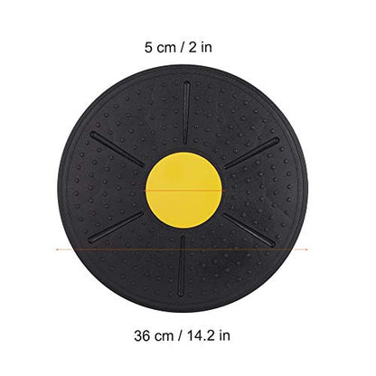 Balance Board, Wobble Balance Board Non Slip Disc Training Board Stability Disc Training Fitness Standing Desk for Yoga Exercise Sports