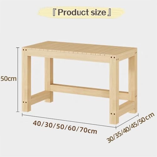 Solid Wood Aquarium Stand, 2-Tier Fish Tank Storage Shelf, Multi-Purpose Reptile Display Stand for Living Room, Office & Hotel Lobby, Durable & Stylish Design - size: 40*35*50cm
