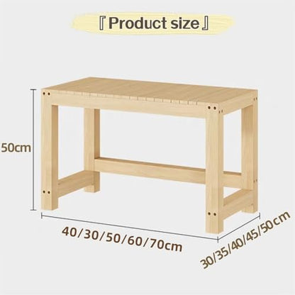 Solid Wood Aquarium Stand, 2-Tier Fish Tank Storage Shelf, Multi-Purpose Reptile Display Stand for Living Room, Office & Hotel Lobby, Durable & Stylish Design - size: 40*35*50cm
